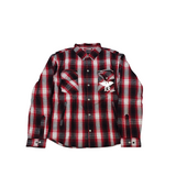 GKSPORT Red, Black & Grey Flannel Shirt