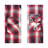 GKSPORT Red, Black & Grey Flannel Shirt