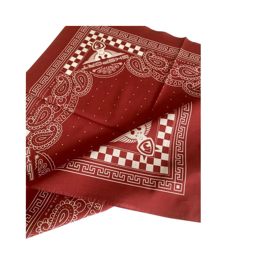 GKSPORT Red Paisley Bandana
