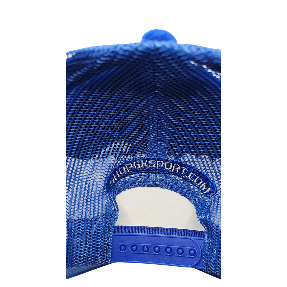 GKSPORT Royal Blue Suede Snapback Cap