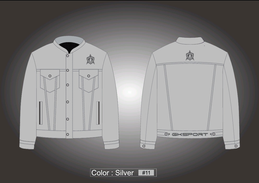 GKSPORT Trucker Jacket (Silver)