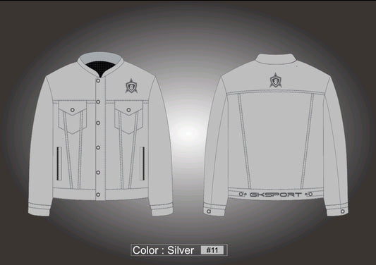 GKSPORT Trucker Jacket (Silver)