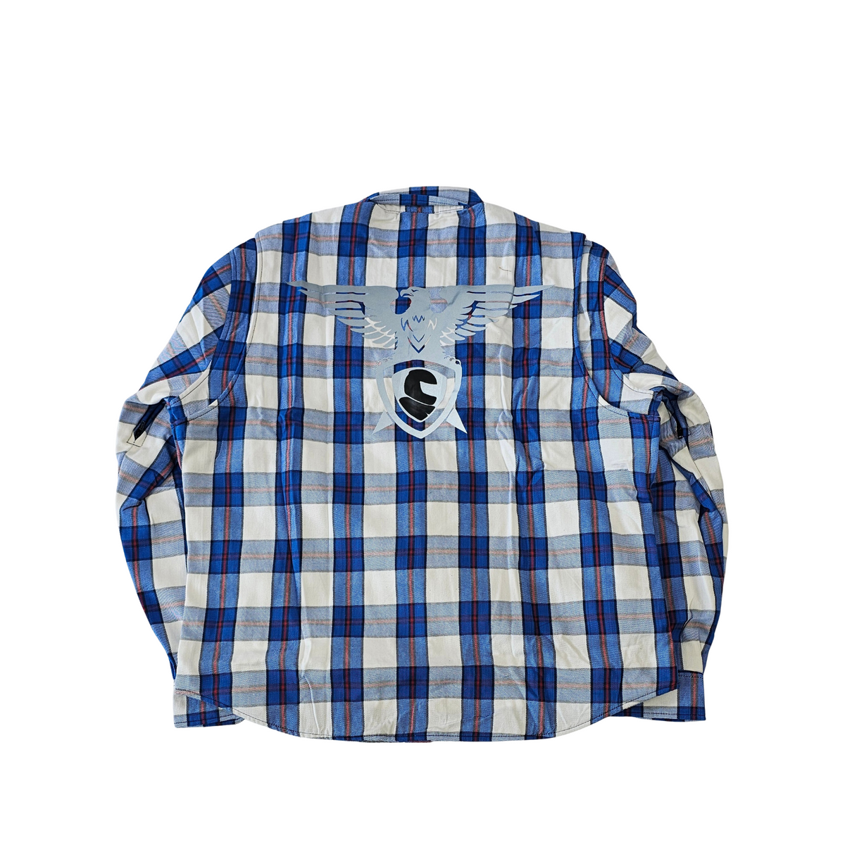 GKSPORT Blue & White Flannel Shirt