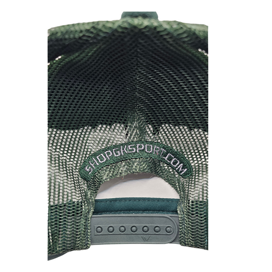 GKSPORT Dark Green Suede Snapback Cap