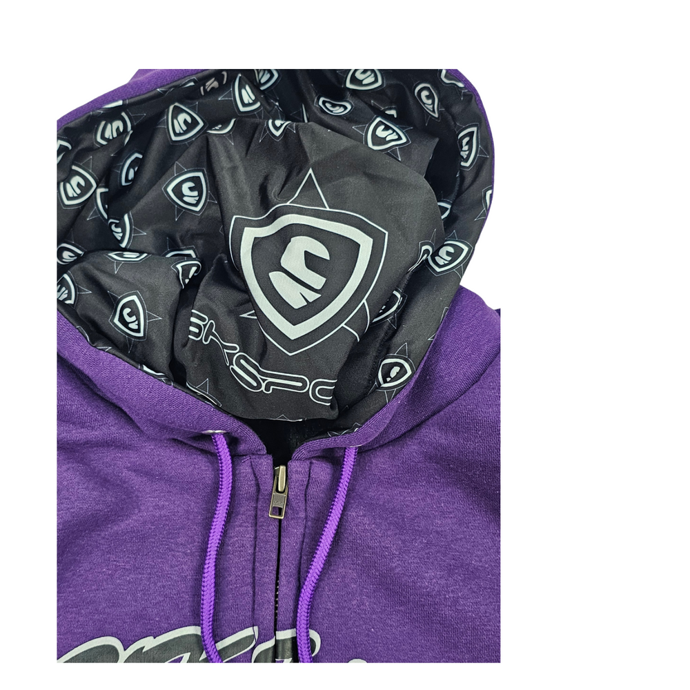 GKSPORT Purple Zip-Up Hoodie