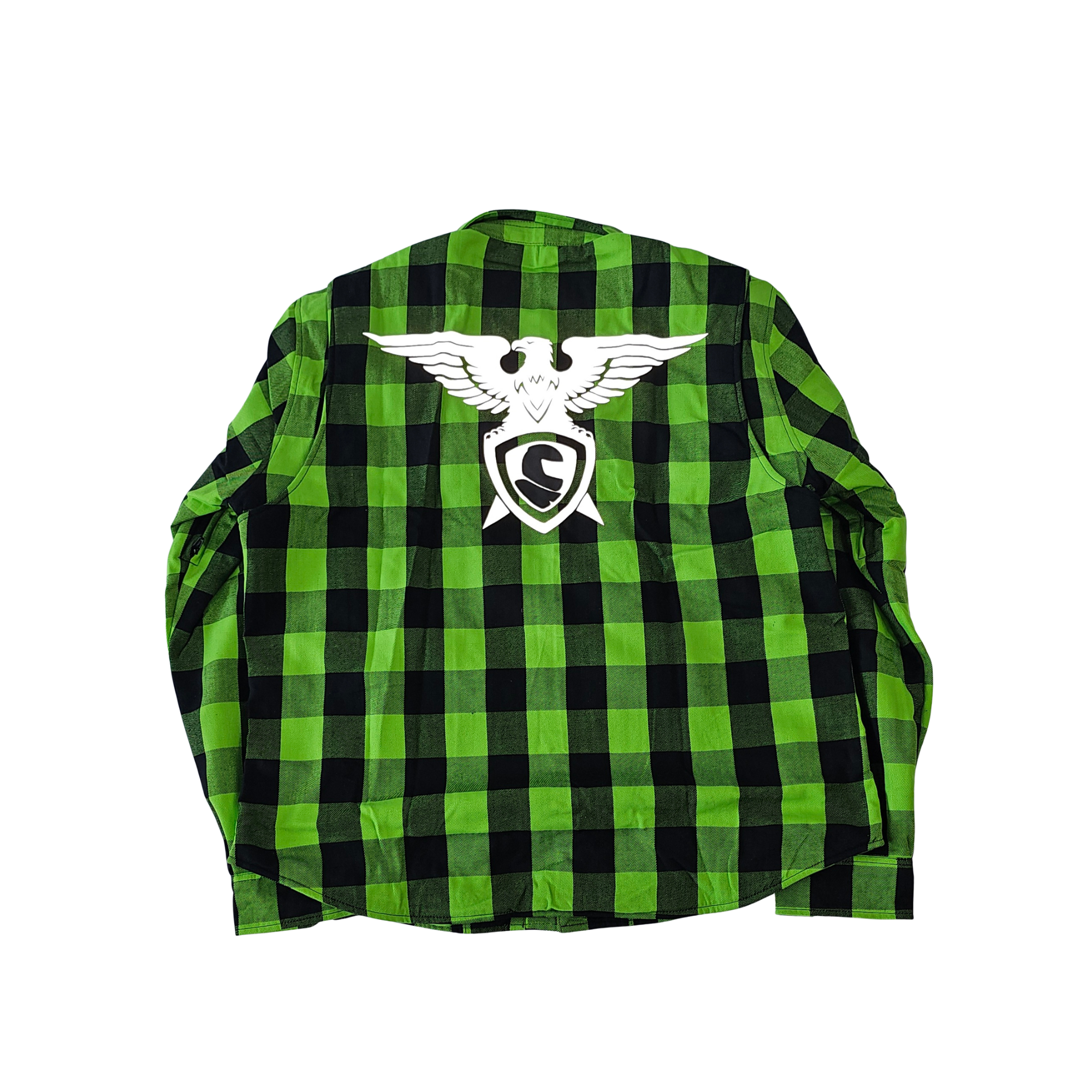 GKSPORT Green & Black Flannel Shirt