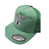 GKSPORT Green Trucker Snapback Cap