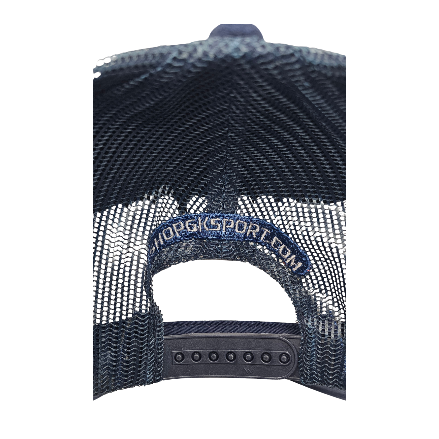 GKSPORT Navy Blue Suede Snapback Cap