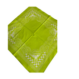 GKSPORT Neon Yellow-Green Paisley Bandana