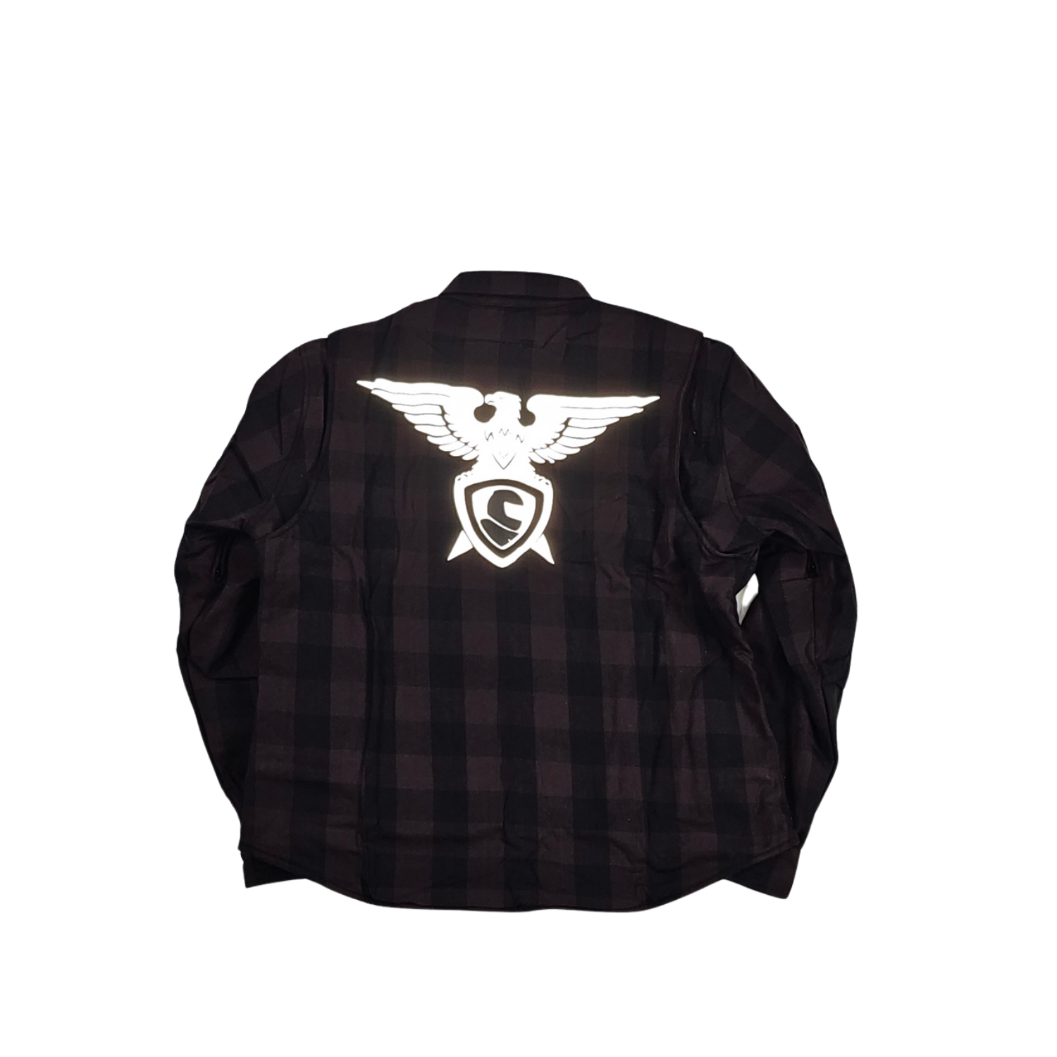 GKSPORT Plum & Black Buffalo Check Flannel Shirt