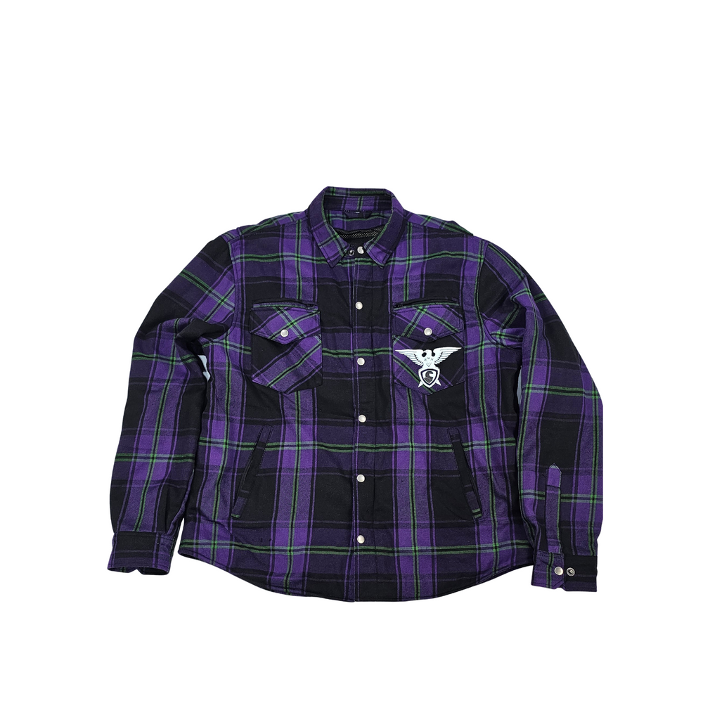GKSPORT Purple & Black Flannel Shirt