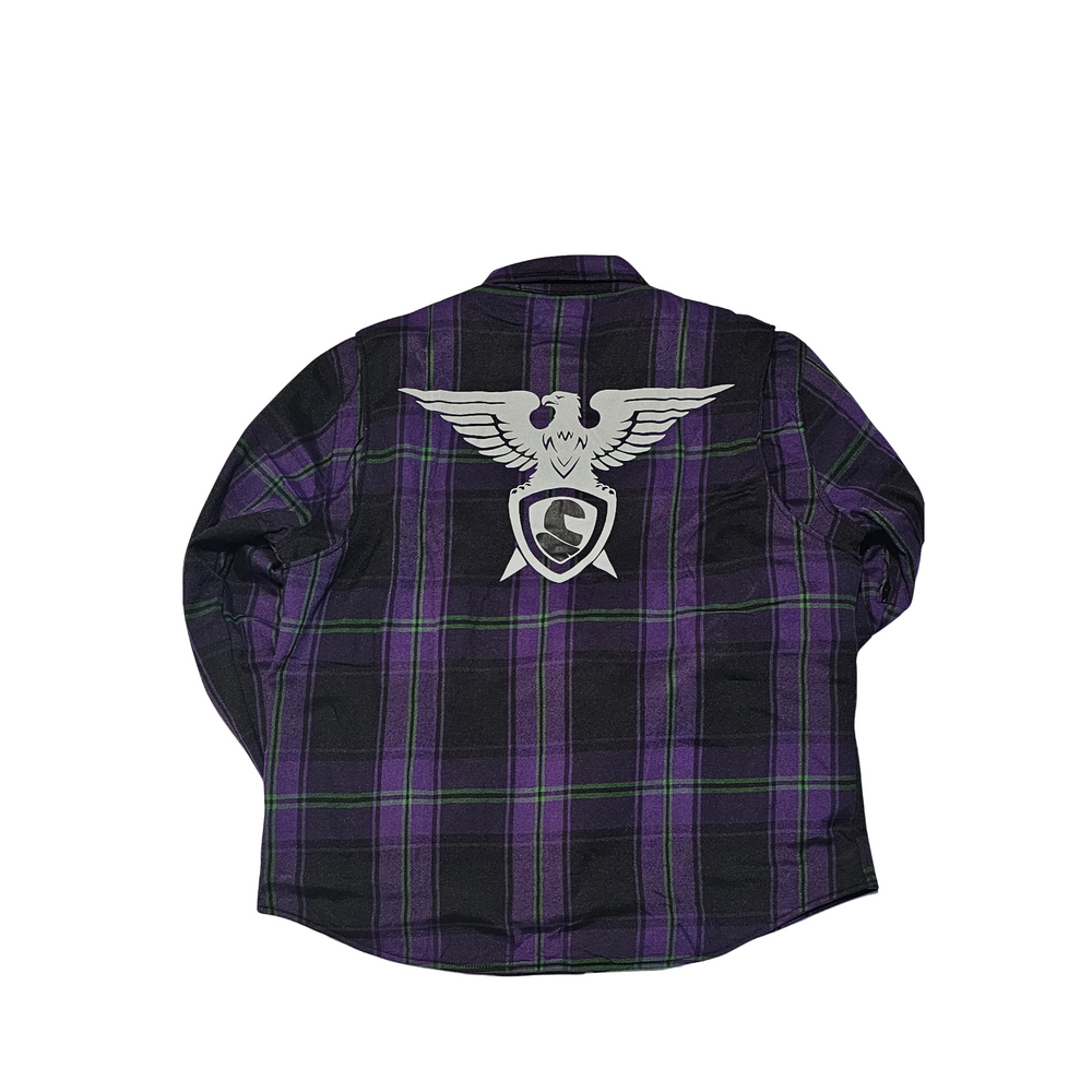 GKSPORT Purple & Black Flannel Shirt