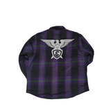 GKSPORT Purple & Black Flannel Shirt