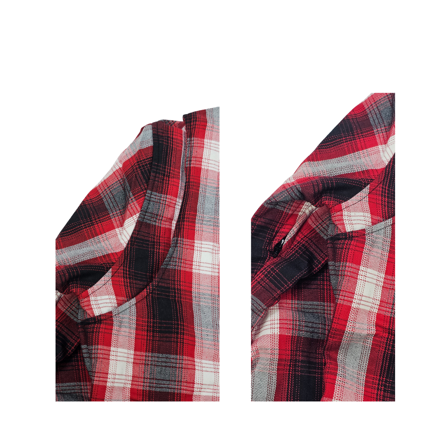 GKSPORT Red, Black & Grey Flannel Shirt