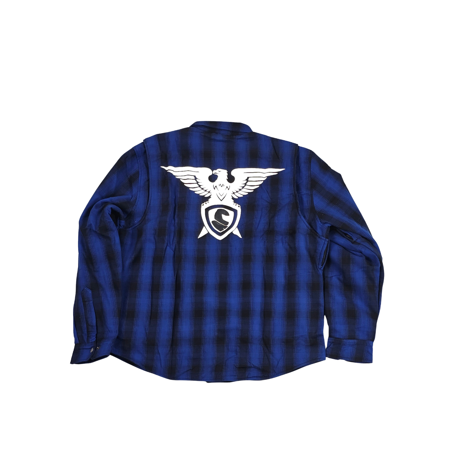 GKSPORT Royal Blue & Black Flannel Shirt