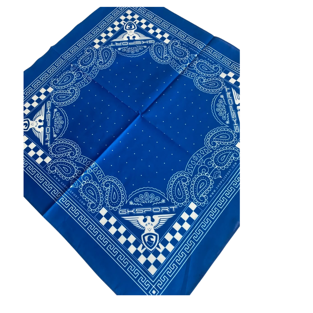 GKSPORT Royal Blue Paisley Bandana