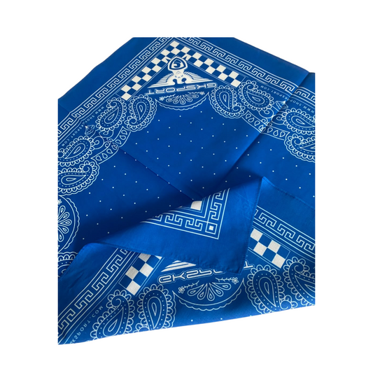 GKSPORT Royal Blue Paisley Bandana